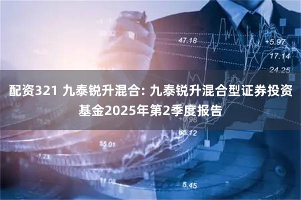 配资321 九泰锐升混合: 九泰锐升混合型证券投资基金2025年第2季度报告