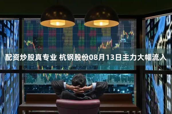 配资炒股真专业 杭钢股份08月13日主力大幅流入